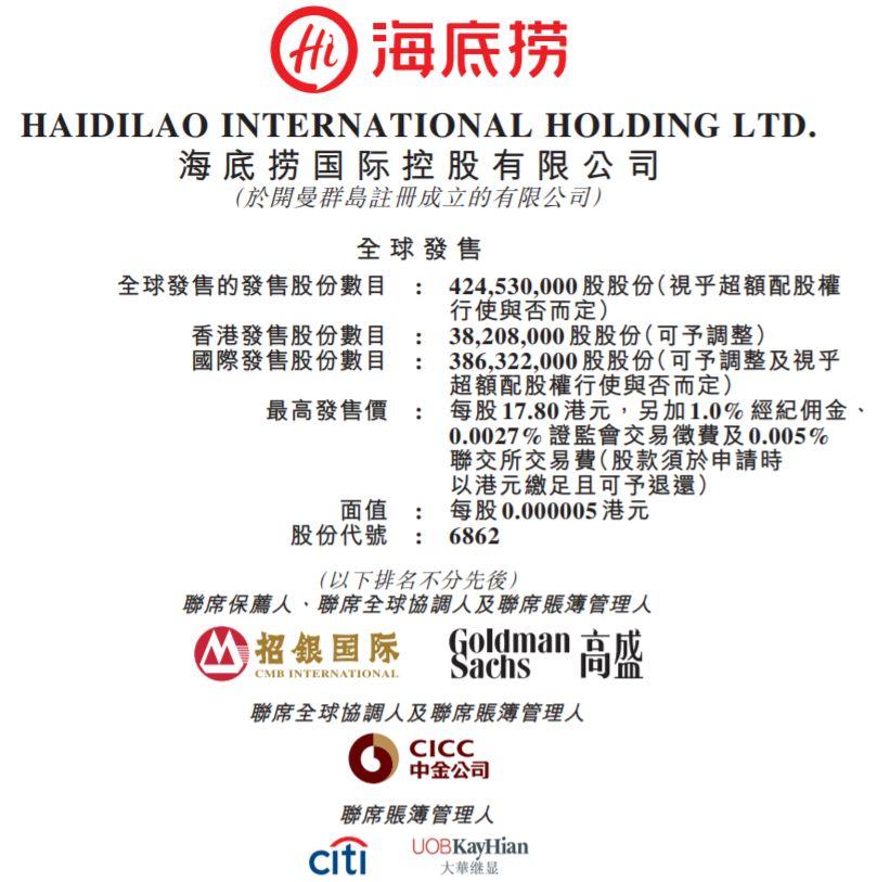 海底捞(06862.HK)在香港主板上市，其背后的财务体系正式曝光！
