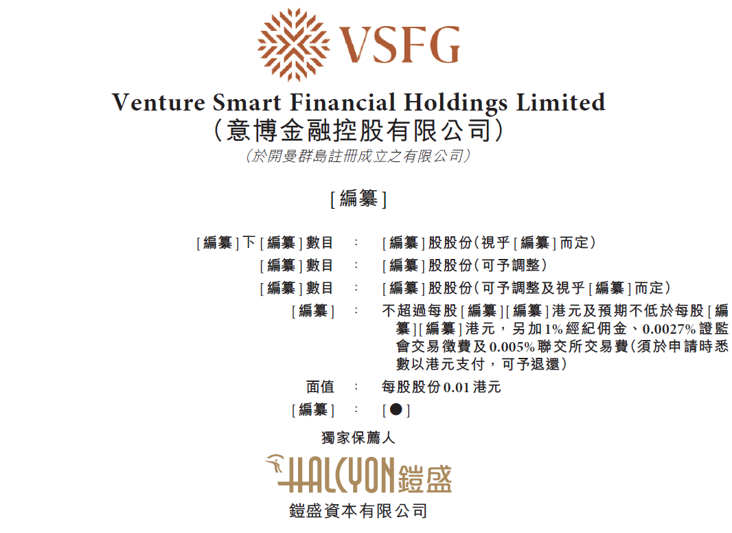 意博金融，香港金融服務商，遞交招股書、擬香港IPO上市